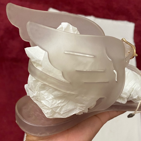 Ancient Greek Sandals Ikaria Clear Rubber Jelly Size 6.5. - Picture 6 of 7